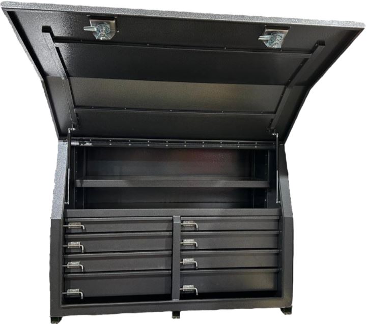 STAFFORD INDUSTRIAL 1280 FULL FRONT 8 DR TOOL BOX BLACK