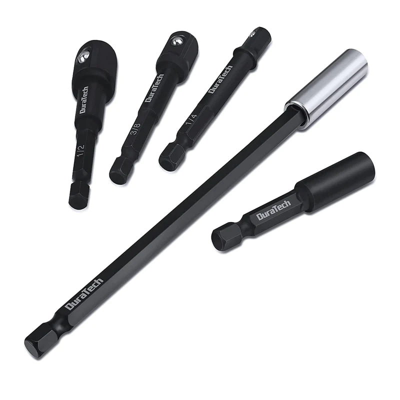 DURATECH 5PC adapter and extention bar set