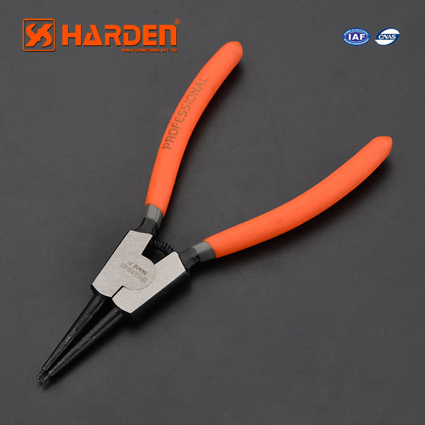 HARDEN 9" CIRCLIP PLIERS EXT STRAIGHT JAW
