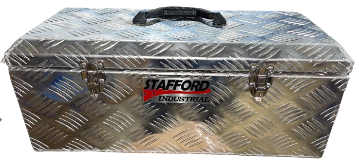 STAFFORD INDUSTRIAL 570X250X230MM CHECKER PLATE BOX