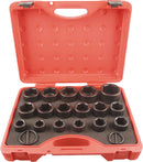 KC IMPACTA *DND* SOCKET SET, IMPACT, METRIC 17 PC