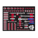 WORKPRO 255PC CABINET TOOL SETS-EVA TRAY