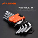 HARDEN 9 PCE MEDIUM HEX KEY WRENCH