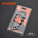 HARDEN 9 PCE MEDIUM TORX KEY WRENCH