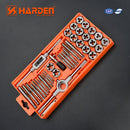 HARDEN 40PCE METRIC TAP & DIE SET