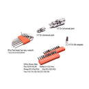 HARDEN 77PCE METRIC 1/2" & 1/4" DR SOCKET SET