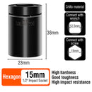 HARDEN 10PC 1/2"IMPACT SOCKET SET MET