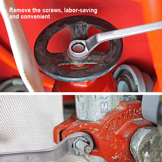 HARDEN -TRAY 10PCE DOUBLE RING SPANNER