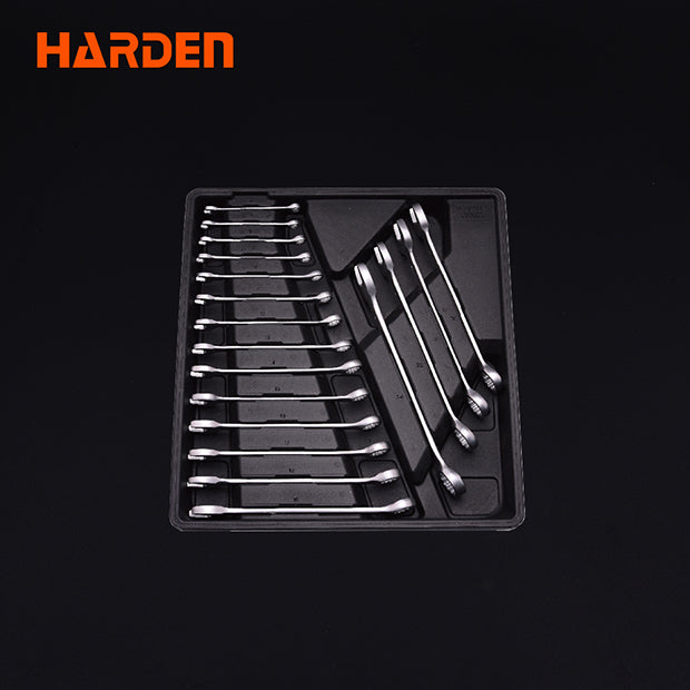 HARDEN- TRAY 18PCE COMBINATION SPANNER SET