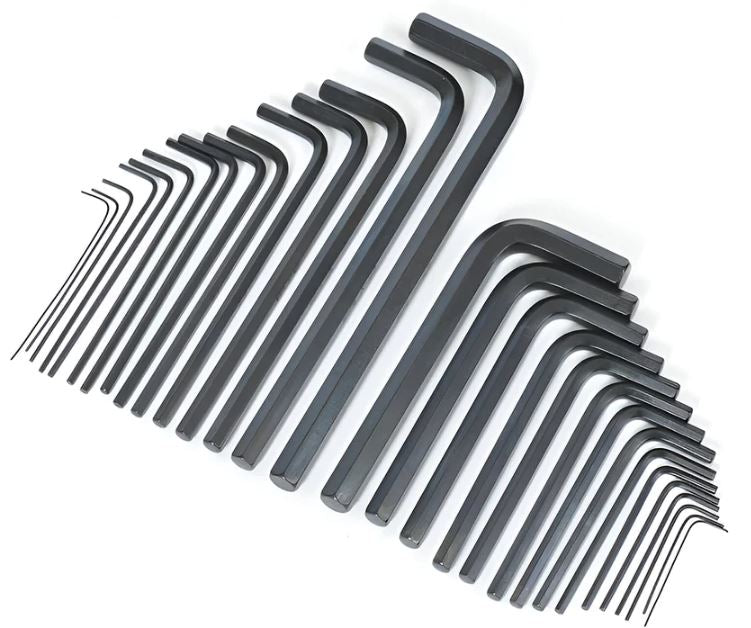 WORKPRO 30PC LONG ARM HEX KEY SET (METRIC & SAE)