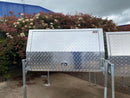 STAFFORD INDUSTRIAL UTE CANOPY 1800MM X 1780MM X 1000MM FLAT CHECKER PLATE 2 DOOR