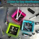 DURATECH 3Pack Magnetic foldable silicone tool tray