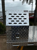 STAFFORD INDUSTRIAL (FULL DOGBOX) 600MM X 1780MM X 860MM CHECKER PLATE