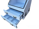 STAFFORD INDUSTRIAL TC700 SERIES 2 DRAWER LARGE ANGLED WHITE TOOL BOX