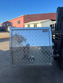 STAFFORD INDUSTRIAL DOGBOX 900MM X 1780MM X 860MM CHECKER PLATE CANOPY