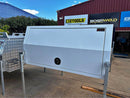 STAFFORD INDUSTRIAL CANOPY 2 DOOR WHITE 1800 x 1780 x 860MM  3MM