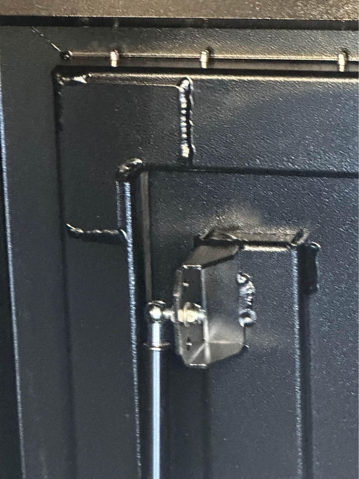 "NEW" (3MM) STAFFORD INDUSTRIAL CANOPY 2 DOOR BLACK 1200 x 1780 x 860MM