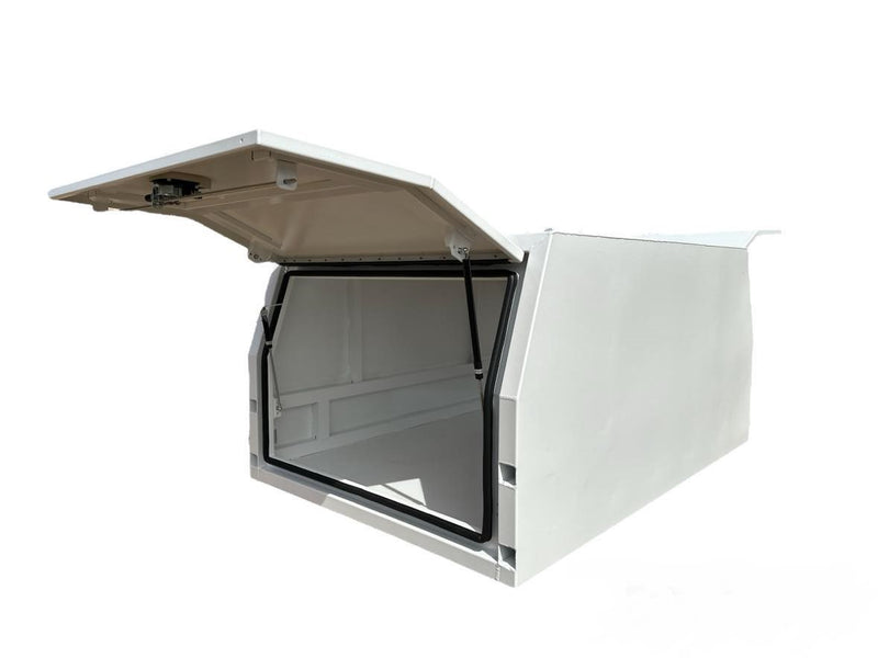 "NEW" (3MM) STAFFORD INDUSTRIAL CANOPY 2 DOOR WHITE 1200 x 1780 x 860MM