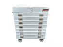 STAFFORD INDUSTRIAL TOOL TROLLEY WHITE 7 DRAW EXTREMELY HEAVY DUTY