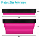 DURATECH 3Pack Magnetic foldable silicone tool tray