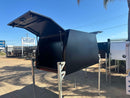 STAFFORD INDUSTRIAL UTE CANOPY 1200MM X 1780MM X 1000MM ALU BLACK 2 DOOR  COPY  3MM
