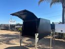 STAFFORD INDUSTRIAL UTE CANOPY 1200MM X 1780MM X 1000MM ALU BLACK 2 DOOR  COPY  3MM