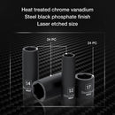 DURATECH 55-Piece 1/2" Impact Socket Set