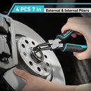 DURATECH 4PCE HEAVY DUTY CIRCLIP PLIER SET