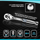 DURATECH 30-Piece Standard (SAE) and Metric Mechanic's ToolSet with Hard Case