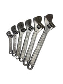 6PCE ADJ WRENCH SET (6,8,10,12,15,18")