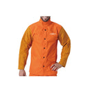 ULTRAMAX WELDING JACKET WITH ORANGE BODY/LEATHER SLEEVES