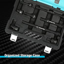 DURATECH 8-Piece 1/2" & 3/8" Impact Socket Accessories Set