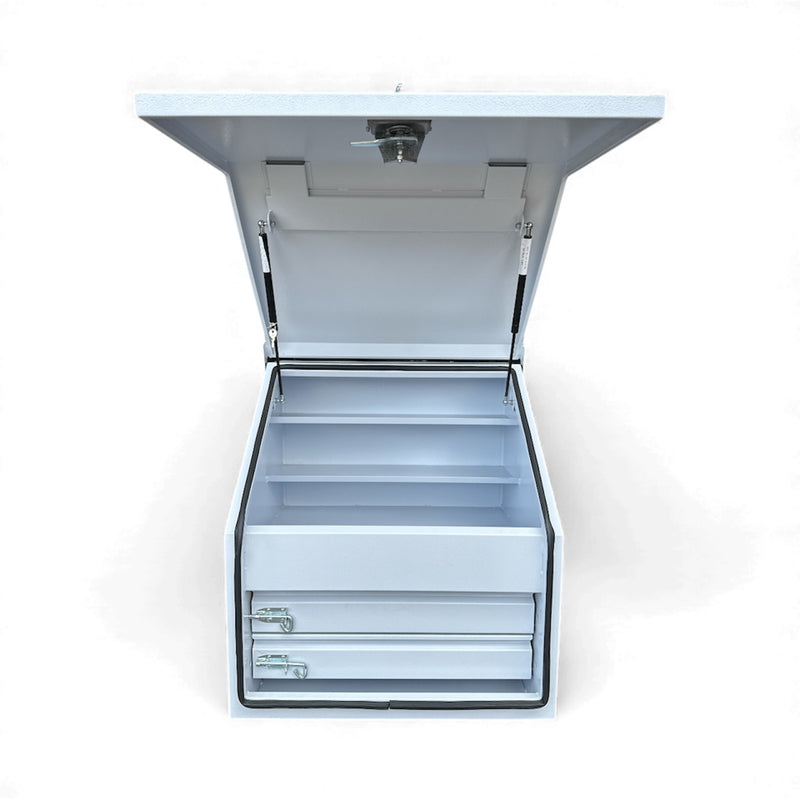 STAFFORD INDUSTRIAL TC700 SERIES 2 DRAWER FULL FRONT WHITE TOOL BOX