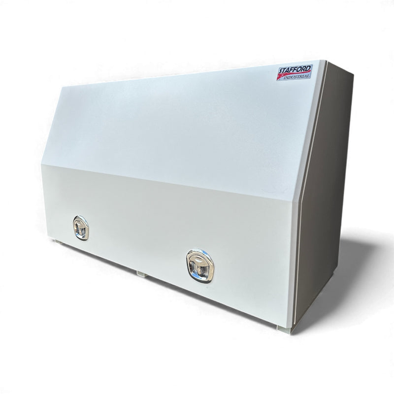 STAFFORD INDUSTRIAL 1565MM FULL FRONT 8 DR TOOL BOX WHITE