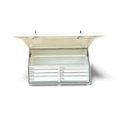 STAFFORD INDUSTRIAL 1565MM FULL FRONT 8 DR TOOL BOX WHITE