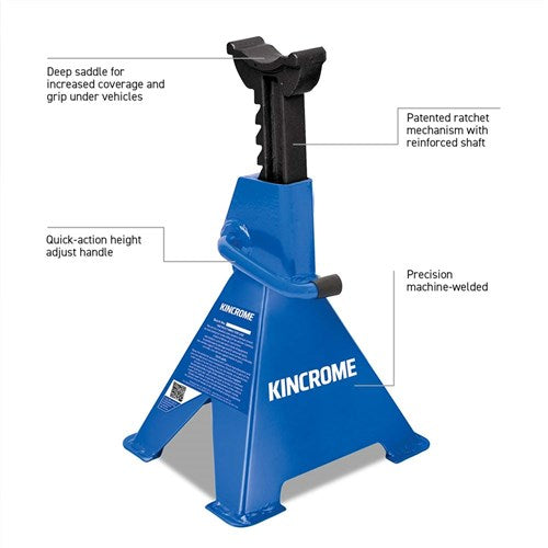 KINCROME Ratchet Jack Stand 5,000kg pair