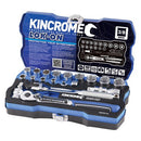 KINCROME LOK-ON Socket Set 19 Piece 3/8" Drive - Metric