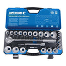 KINCROME Socket Set 22 Piece 3/4" Drive - Metric & Imperial