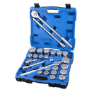 KINCROME Socket Set 28 Piece 3/4" Drive - Metric & Imperial