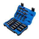KINCROME Deep Impact Socket Set 21 Piece 1/2" Drive - Metric