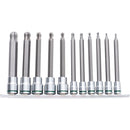 KINCROME Ball-End TORX Socket Set Long Series 11 Piece 1/4 & 3/8 Drive