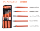 HARDEN 5PC PUNCH AND CHISEL SET