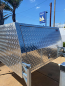 STAFFORD INDUSTRIAL UTE CANOPY 1600MM X 1780MM X 1000MM ALU FLAT 2 DOOR  *3MM*