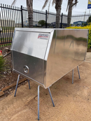 STAFFORD INDUSTRIAL UTE CANOPY 900MM X 1780MM X 860MM ALU  FLAT 2 DOORS  3MM