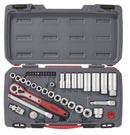 TENG 39PCE 3/8" DR. METRIC REG/DEEP SOCKET SET
