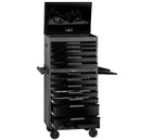 TENG 741PCE 26"12 DRAWER STACK TOOL KIT, METRIC & IMPERIAL, EVA TRAYS, BLACK