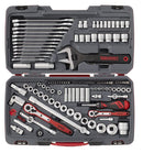 TENG 127PCE 1/4"-3/8"-1/2" DR. METRIC SOCKET & TOOL SET