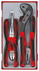 TENG 4PCE MB TPR GRIP PLIER SET - TC-TRAY