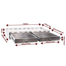 STAFFORD INDUSTRIAL TOOL BOX 1500X850X410MM  2 DRAWER