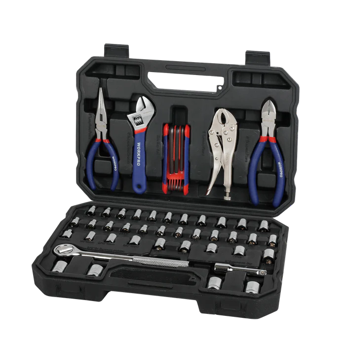 WORKPRO 52 PC TOOL AND SOCKET SET IN BMC